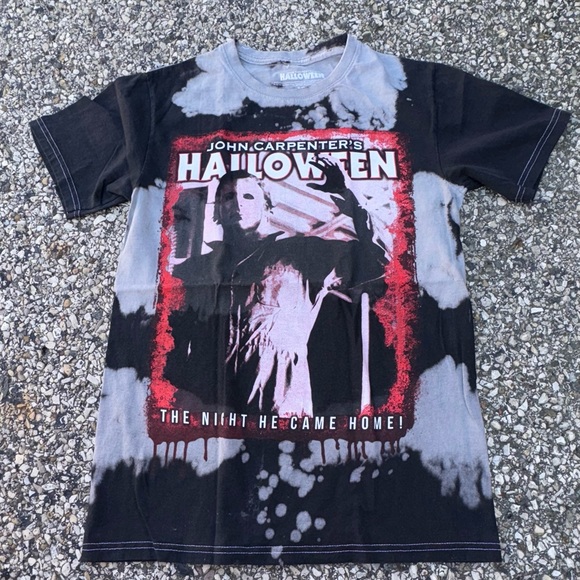 john carpenters Other - Halloween (1978 film) John Carpenter's Halloween Black/Gray TieDye Horror Size S